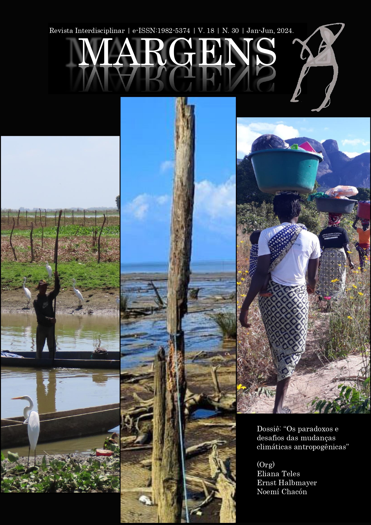 Imagem da capa desta edição é de autoria do antropólogo Alexander Contreras. A imagem condensa as três regiões pesquisadas no âmbito do projeto Nisansa: Amazônia paraense, Caribe e Moçambique Foto: Ariete Pastana, Alexander Contreras e Michaela Meurer